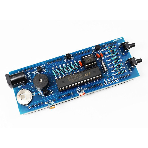 Digital Klocka Kit Ljusstyrningskontroll 1 Tums LED Digitalrör 51 Mikrokontroller Elektronisk Klocka DIY-delar Med Skal Photo Color