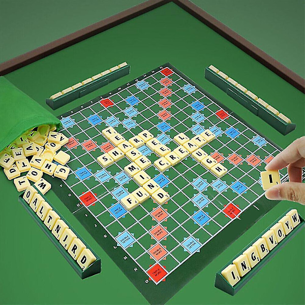 Scrabble Brädspel Familj Barn Vuxna Utbildande Leksaker Pusselspel