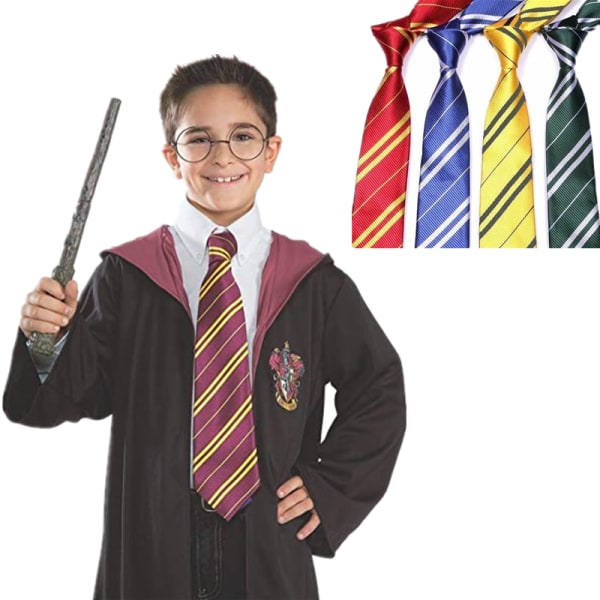 Harry Potter Gryffindor Tie Slytherin Ravenclaw Cosplay Red