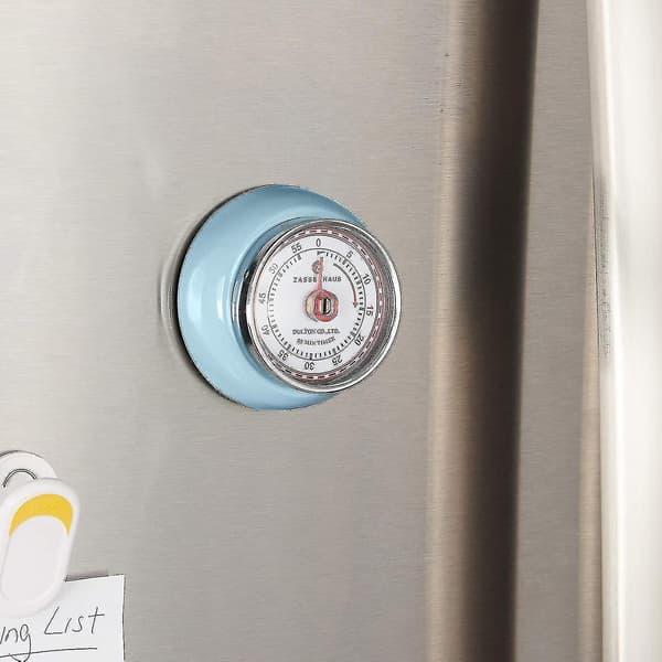 Magnetisk Retro Køkken Timer, Klassisk Mekanisk Madlavningstimer (rød) Light Blue