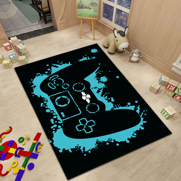 1 st Mattspelskonsol Vardagsrum Sovrum Matta Spel Videospel Handtag Sängbord Matta Area Matta (Y1 50*80CM)