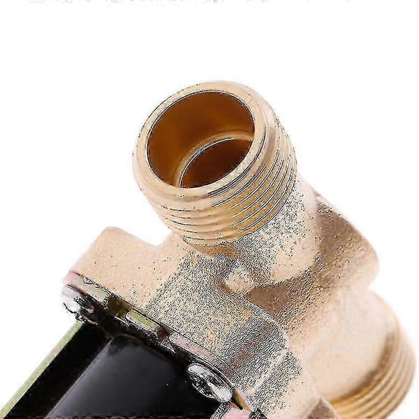 Messing Vann Solenoid Ventil 1/2 Tomme - 12V DC/24V DC/220V AC, Solvarmeinstallasjon