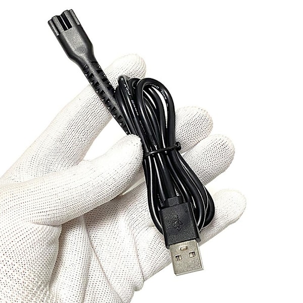 USB-laddningskabel för Wahl 8148/8591/85048509/1919/2240/2241 Elektriska Hårtrimmer Tillbehör