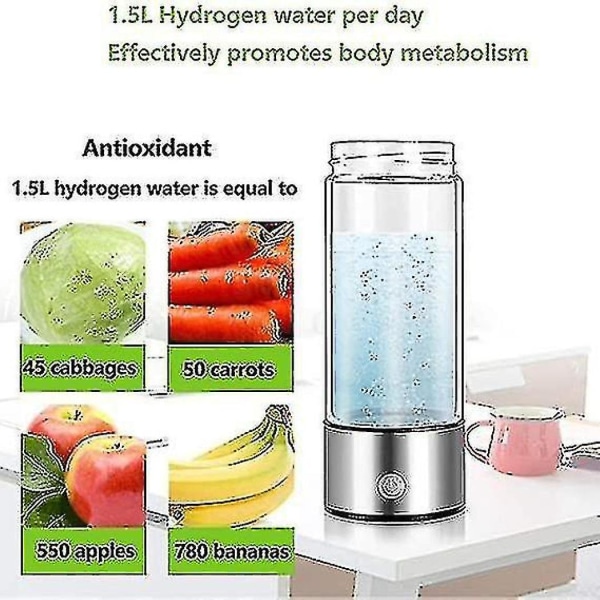 Vätegenerator Vattenflaska, Riktig Molekylärt Väteberikad Vattengenerator Joniseringsmaskin (FMY)