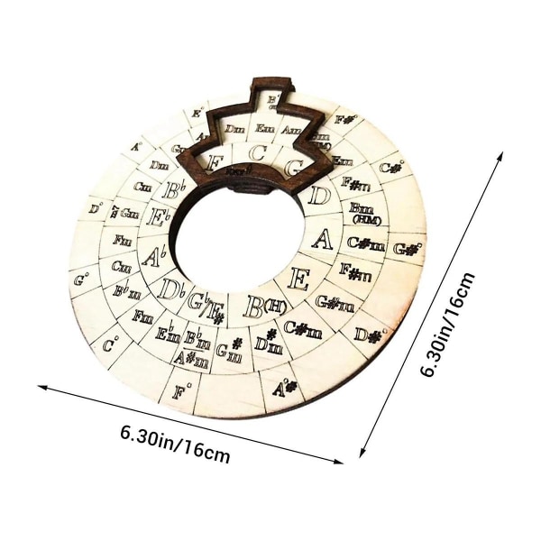 Puinen Melodiatyökalu, Sointupyörä Muusikoille, Pyöreä Puinen Pyörä Ja Musiikillinen Valistustyökalu