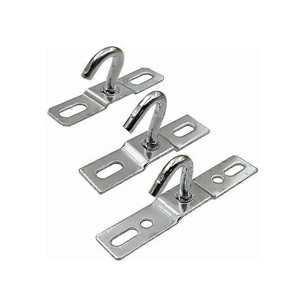 [20 stk] Takkrok 70mm Taklampe Baseplate Takkronelampe Krok Skruefeste Heavy Duty Galvanisert Jern for Europeisk IKEA Lampe Tak