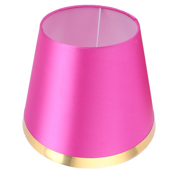 Stofflampeskjerm europeisk stil moderne lampeskjerm for E27 bordlampe gulvlys forsyningerPX131 Rose Red