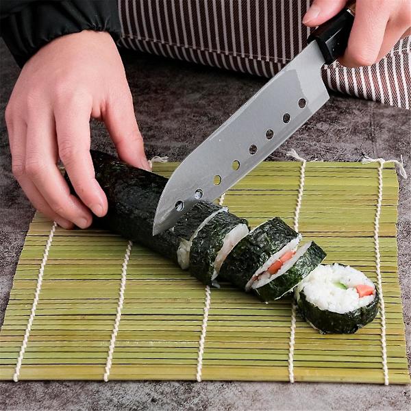 Sushi Maker Form Cylindrisk DIY Sushi Gör-Det-Själv-Kit Köksredskap för Sushilagning Rullar Risboll Maker,BY Black