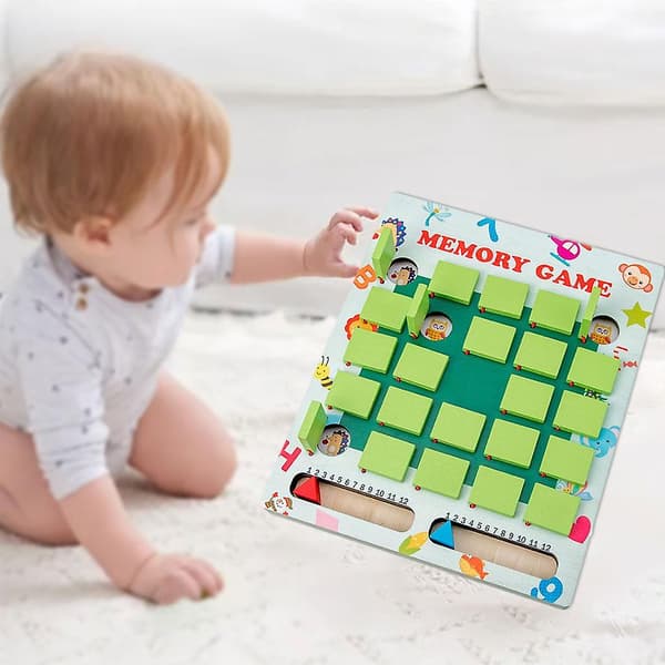 Memory Matching Game Logisk Tenkning Trening Barnehage for Alder 3+