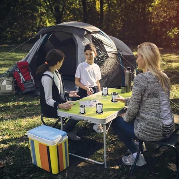 Sammenleggbar kopp, campingkopp i rustfritt stål, bærbar sammenleggbar kopp med lokk