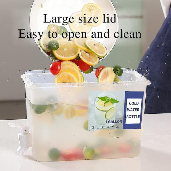 Plastdrikkdispenser, drikkebeholder med tapp BY