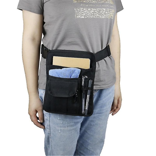 Restaurant Server For Server, Servitrice - Utility Belt Med Lommearrangør BLACK