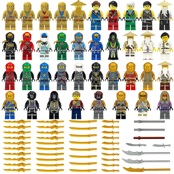 Ninja 1613 Byggekloss Minifigur Små Partikler My Vs. Python Gaveleke Dukkefører Verden Figur 50pcs Approximately 4.5cm high