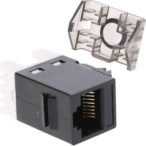 2 stk. RJ45-stik Keystone-modul CAT6 til UTP-netværkskabel