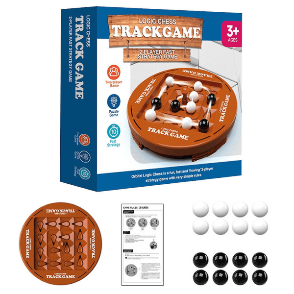 Orbitos Lautapelille Connect 4, Track Logic Lauta, Logic Shakki Track Lautapeli, 100% Uusi [DmS]