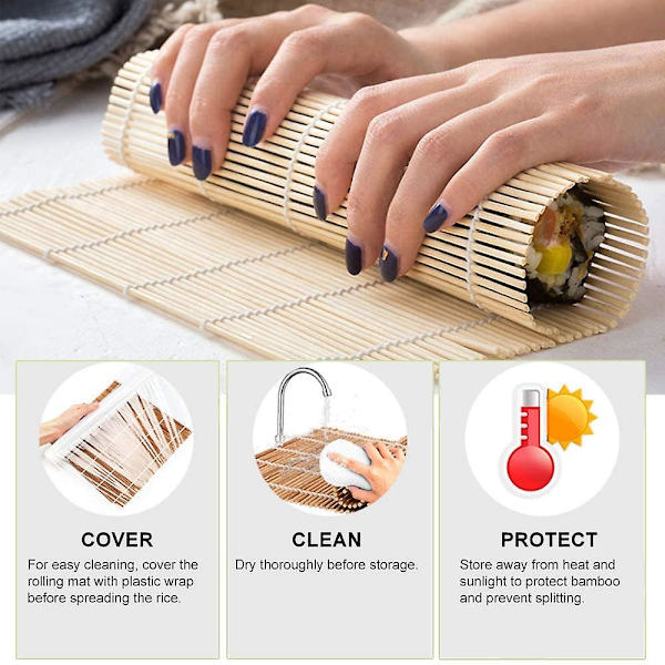 Sushi Making Kit Bambus Sushi Maker Professionell Sushi Starter Kit För Sushi