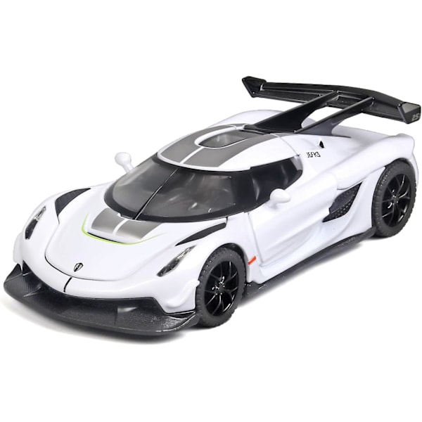 Toy Cars for Kids 1/32 Koenigsegg Jesko Die Cast Metal Toy Cars,Collectible Koenigsegg Model Car,Pull Back Koenigsegg Toy Car with Light and Music,Car