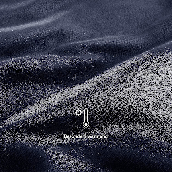 Mjuk och Mysig Filt - Högkvalitativ Filt, Supermjuk Fleecefilt Som Soffaöverkast, Sängöverkast Eller Vardagsrumsfilt Deep Sea Blue 130 x 150 cm