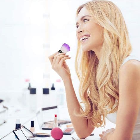 Sæt med bløde, multifunktionelle makeup- og manicurebørster