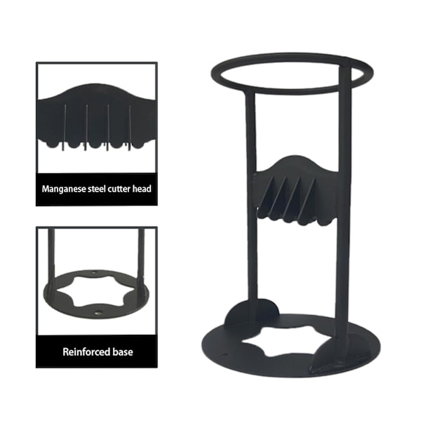 Brændekløver, Trækløver, Manuel Log Splitter, Brændekløver, Manuel Splitting Tool (B-Polygon Bund, Størrelse S)