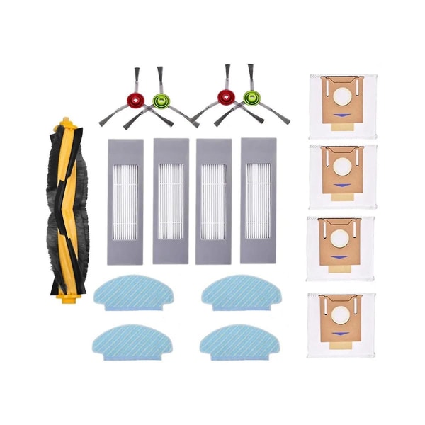 Til DEEBOT N10 N10 PLUS Robotstøvsuger Hovedsidebørste Hepa Filter Mop Klud Støvsugerpose Reservedele As Shown