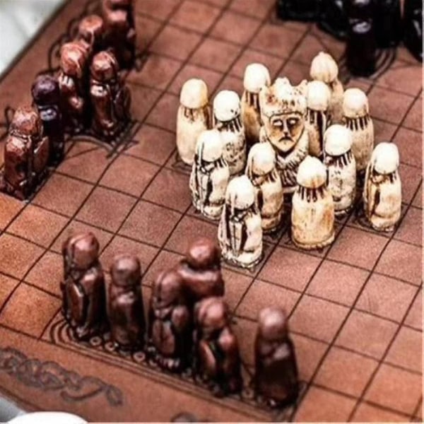 Hnefatafl Lautapeli, Viikinkien Shakkilauta, Puinen Shakkilauta, Aikuisten/Lasten Matkasarja Puulaatikossa [ege] --(WR)  (DPD)  [DmS]