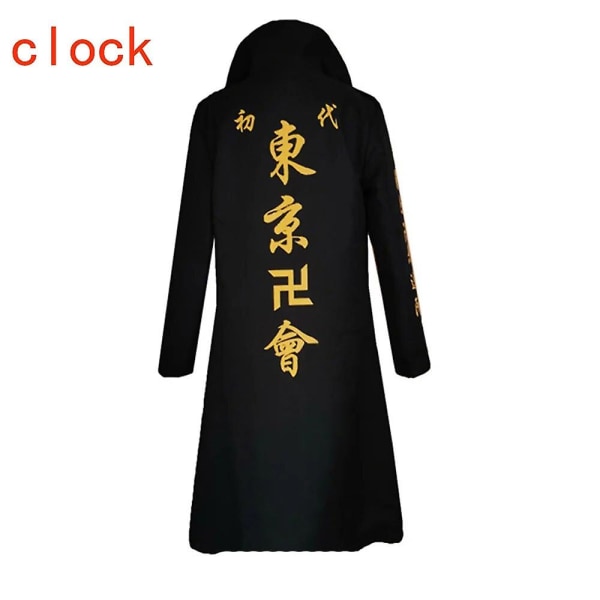 Anime Tokyo Revengers Sano Manjiro Cosplay Kostume Unisex Tokyo Manji Gang Mikey Jakke Kappe Bukser Halloween Fest Sano cloak 1 L