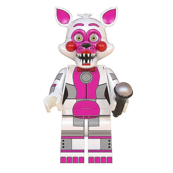 Five Nights At Freddy's Brick Legetøjs Sæt Med 8 Tegnefilm Actionfigurer Samleobjekter WM2018