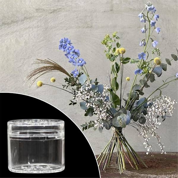 3 st Spiral Ikebana Stjälkhållare, Transparent Återanvändbar Blomstergaller för Vas, Blomformgivare för Blommor Transparent