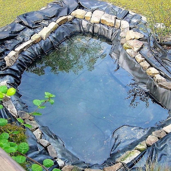 Fiskdammsfolie i Alla Storlekar Trädgårdar Pool PVC Membran Förstärkt Landskapsarkitektur 2M*2M