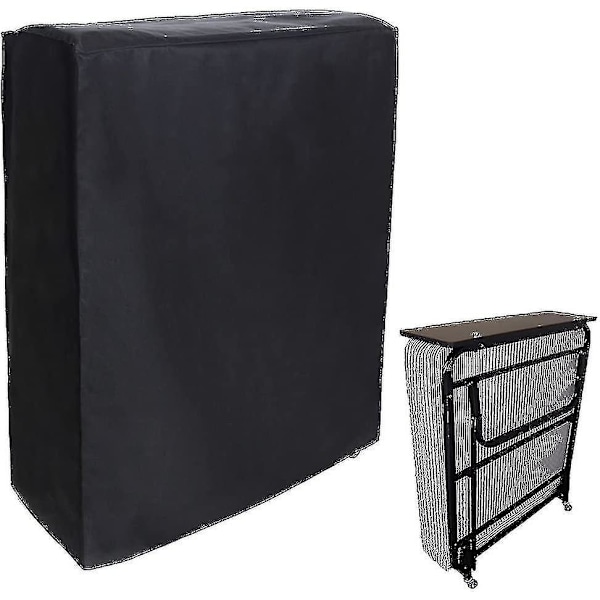 Fällbar Sängöverdrag för Tvåbädds, Vattentät Andningsbar Rullbar Sängförvaringsväska Dammskyddande Gästsängsskydd med Blixtlås 99x38x114cm