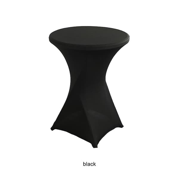 Polyester Rund Elastisk Duk Slitstark Och Dammskyddande För black