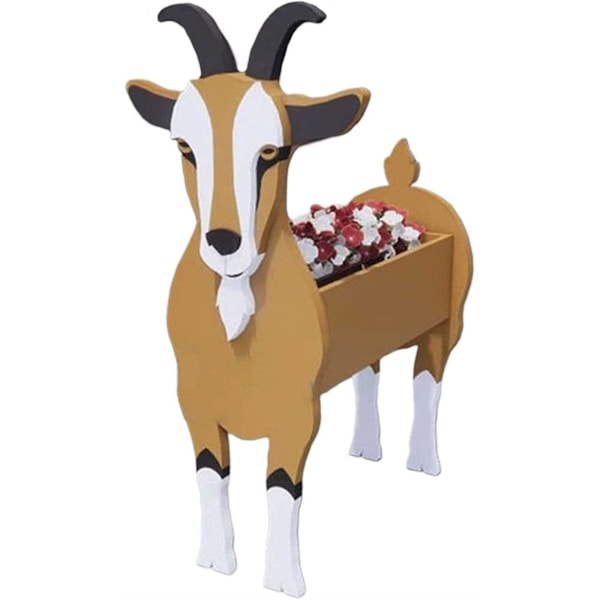 Djurfoderkruka Växtkrukor Trädgård Djurformad Kruka Växtkruka-djurförvaringsbehållare Krukor Kontor Hem Husuppvärmning Dekorationer Goat