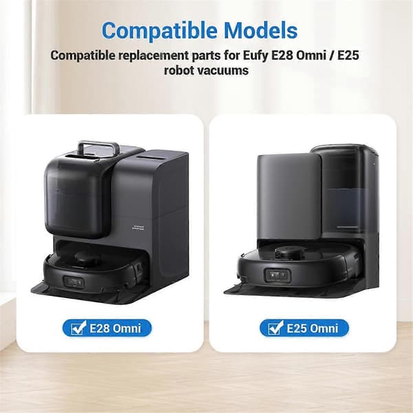 14-pack dammsugarpåsar, för E28 Omni/E25 Omni robotdammsugare [DB]