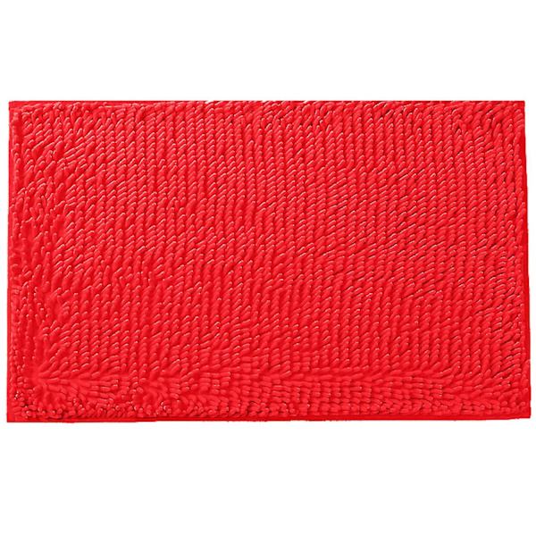 Badmatta Extra Mjuk Halksäker Färgfast Hög Vattenabsorption Andningsbar Absorberar Fukt Ljus Co Red