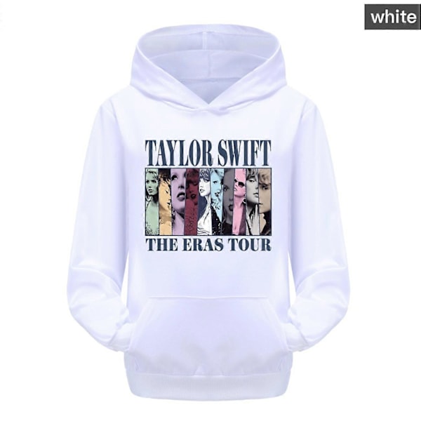 Pop Taylor Swift Julegaver The Eras Tour Hoodie Jenter Gutter Hettestroffegenser Pullover Topper Barn Tenåringer W 2