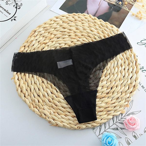 Sextriga Mesh Tanga Kvinnors Underkläder Transparenta Ultratunna G-stringar Seamless Underkläder