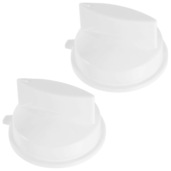2 stk. Mikrobølgeovn Knapper Mikrobølgeovn Timer Kontrol Knappen Mikrobølgeovn Tilbehør Del White 4.50X4.50X3.50CM