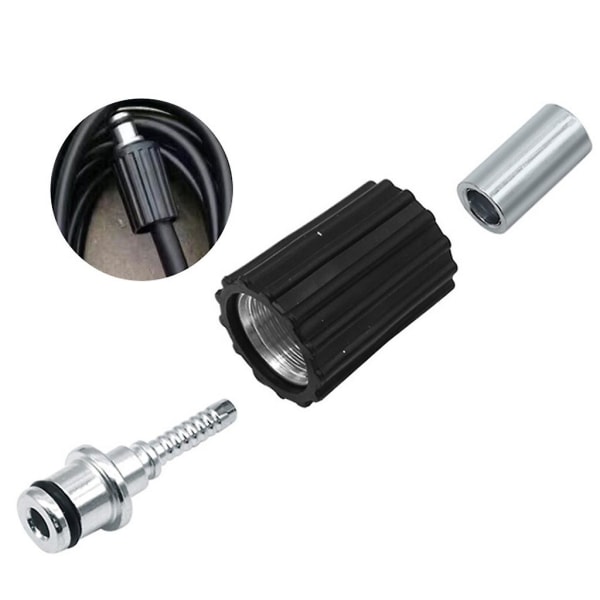 Trycktvättslanganslutningsadapterset Snabbkoppling M22 till 1/4\" Koppling M22 core 14mm