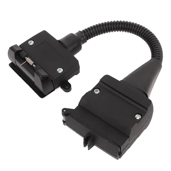 12-polig Flat Han till 7-polig Flat Hon Trailer Adapterkontakt