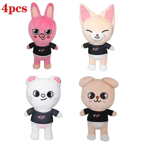 Ny Rygsæk Plys Fyldt Legetøj Kawaii Pikachu Mimikyu Eevee Mew Gengar Snorlax Taske Blød Skoletaske Børnedag Gave (FMY) 20cm-4pcs11