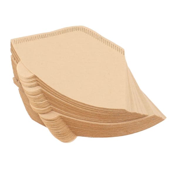 Koniske kaffefiltre 100 stk for 1 til 2 kopper Pour Over og drypp kaffemaskin
