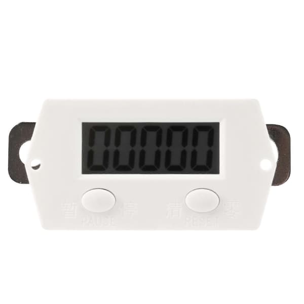 LCD Digital 0-99999 Teller 5 Sifret Pluss OPP Måler + Nærhetsbrytersensor med Magnet [DB]
