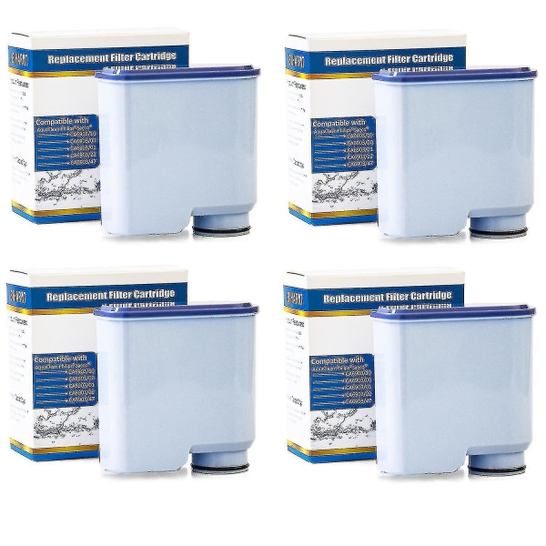 4-pack kaffemaskinsfilter för Philips Saeco Aquaclean Ca6903, vattenfilter för kaffemaskin
