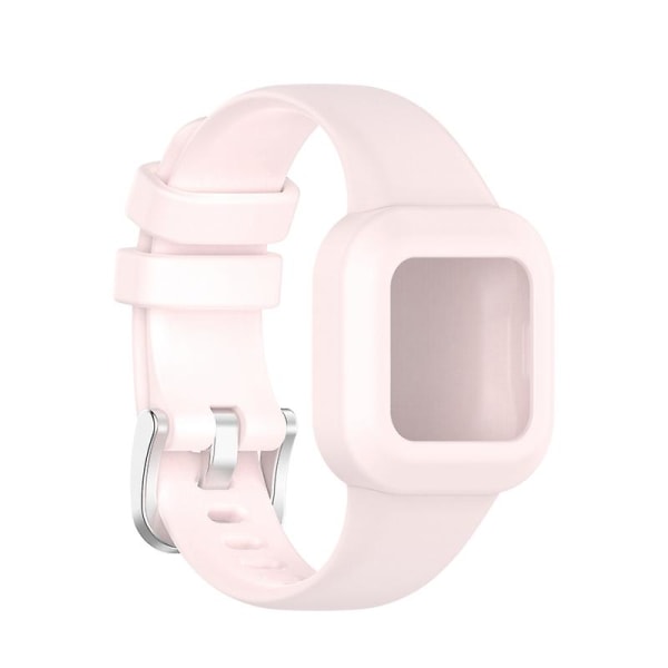 Watch Band Enkelt Stykke Blød Silikone Håndled Rem Strop Watchband Kompatibel Garmin Fit Jr3/vivofit Jr.3 Sakura Pink