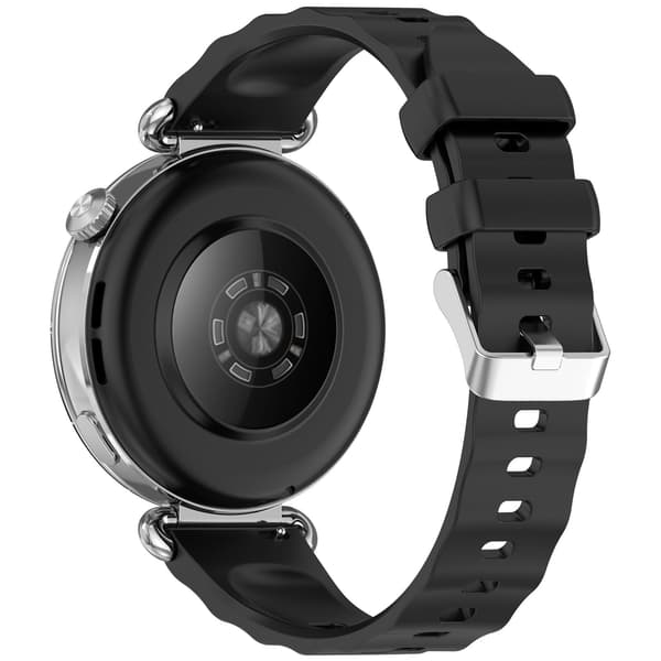 18mm Silicone Strap Compatible with Huawei Watch GT6 (Spring Pin) Black