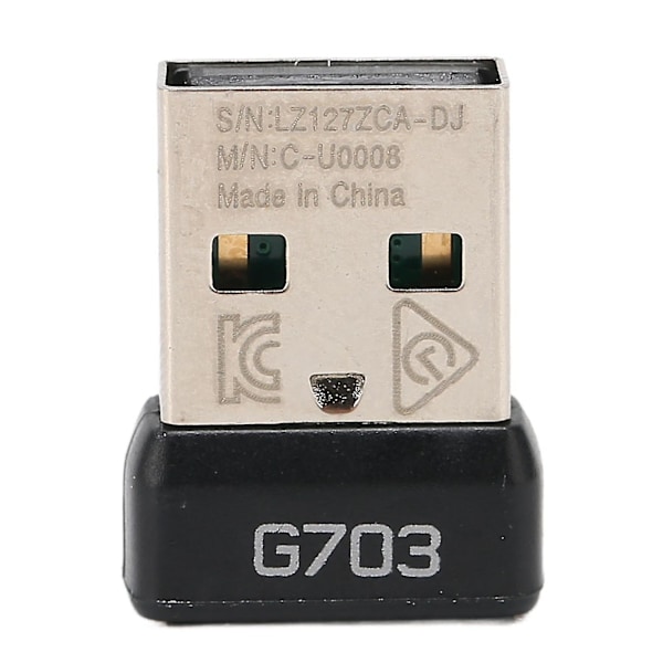 USB-hiirivastaanotin Logitech G703:lle Lightspeed-langattomalle hiirelle, langaton 2,4 GHz -tekniikka, kannettava hiiren sovitin -ZZY