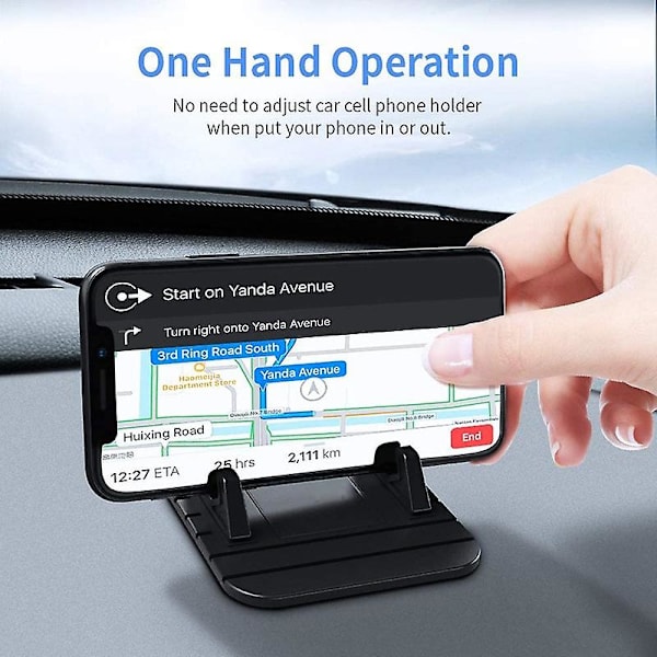 Universal Bilinstrumentbräda Halkskyddande Pad Telefon GPS Hållare Matta Halkskyddande Silikonmatta Biltillbehör För Mobiltelefon Smartphone (FMY)