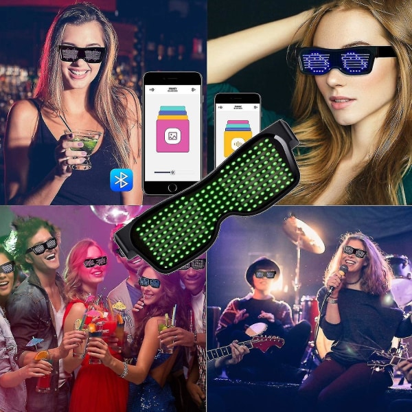 LED-partyglasögon med Bluetooth