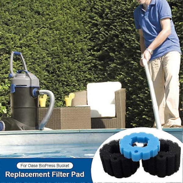 Reservefilterpute, Skumfiltermediumsett, Pond Solutions Reservefilter Skum, Kompatibel med Oase Biopress Bucket
